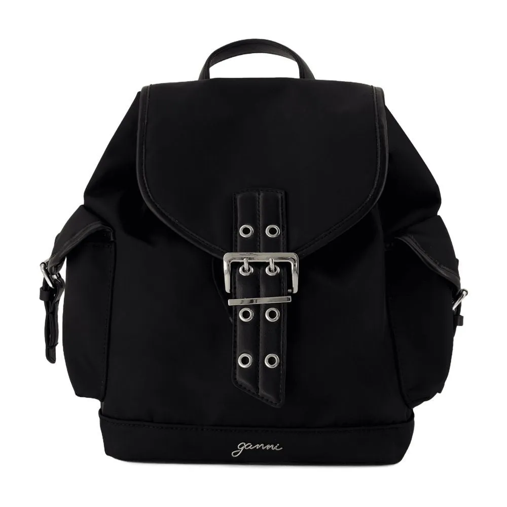 Bucky Small Backpack - Nylon - Black