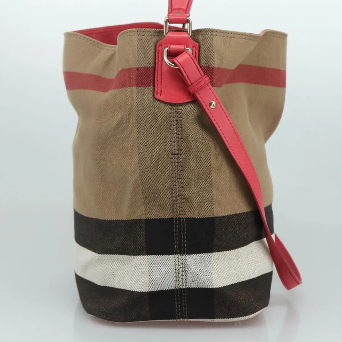 Burberry Ashby Canvas Tote Bag (Pre-Owned)