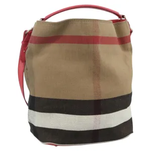 Burberry Ashby Canvas Tote Bag (Pre-Owned)