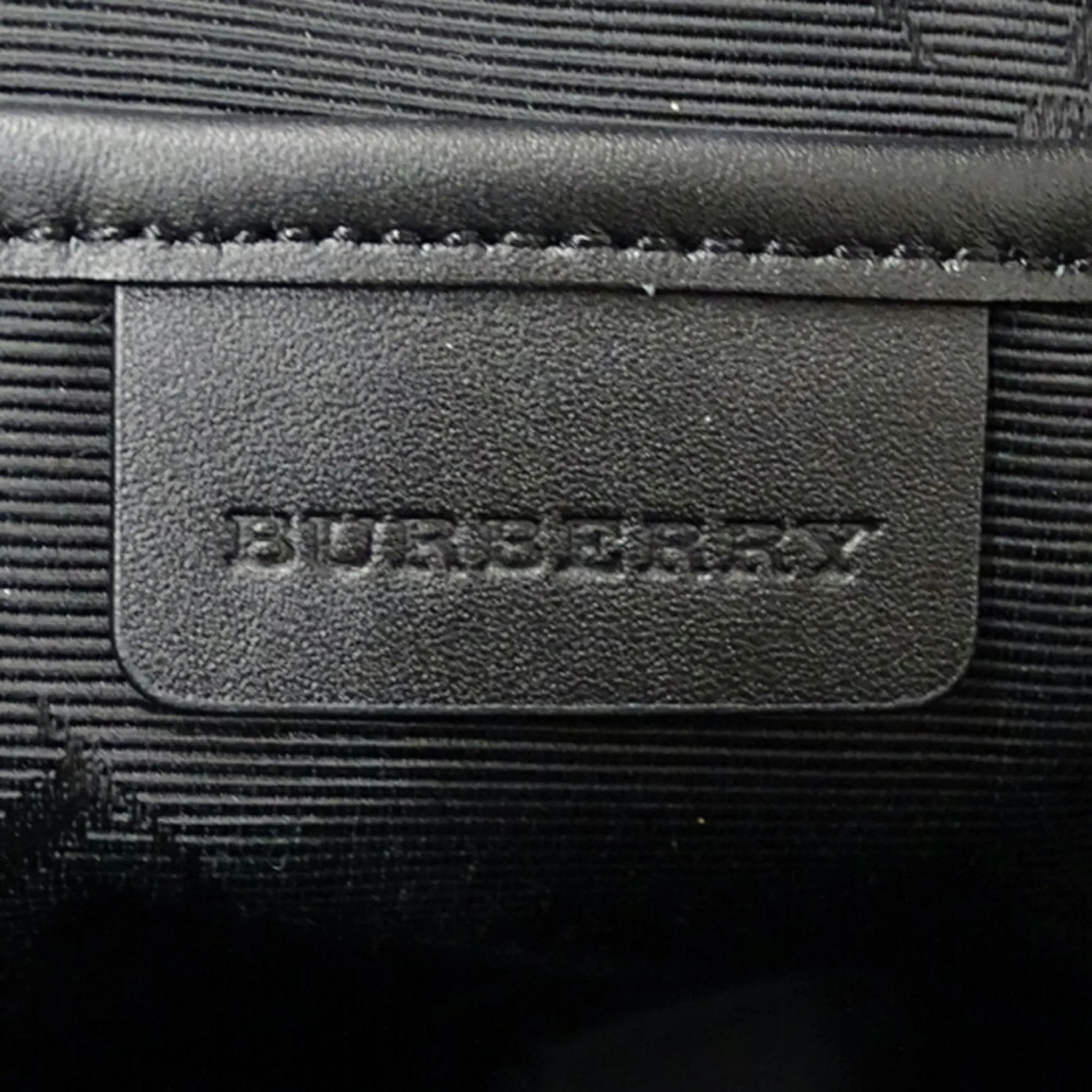 Burberry blue Color Coated Canvas Clutch Bag Pouch (Pre-Owned)