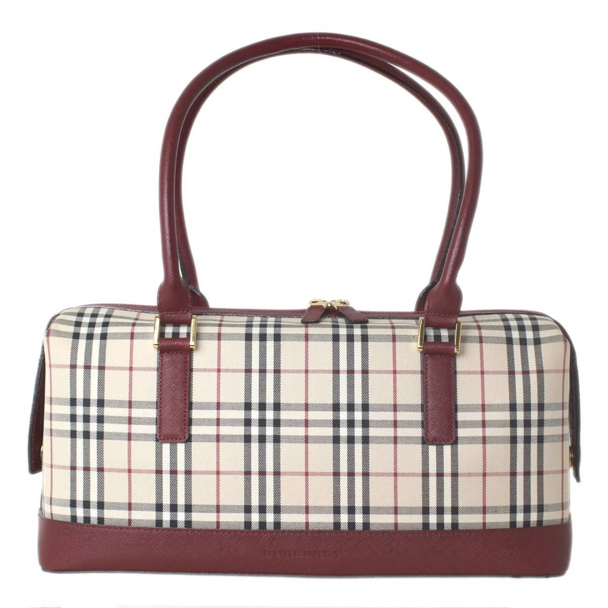 Burberry Boston Bag Handbag (Pre-Owned)