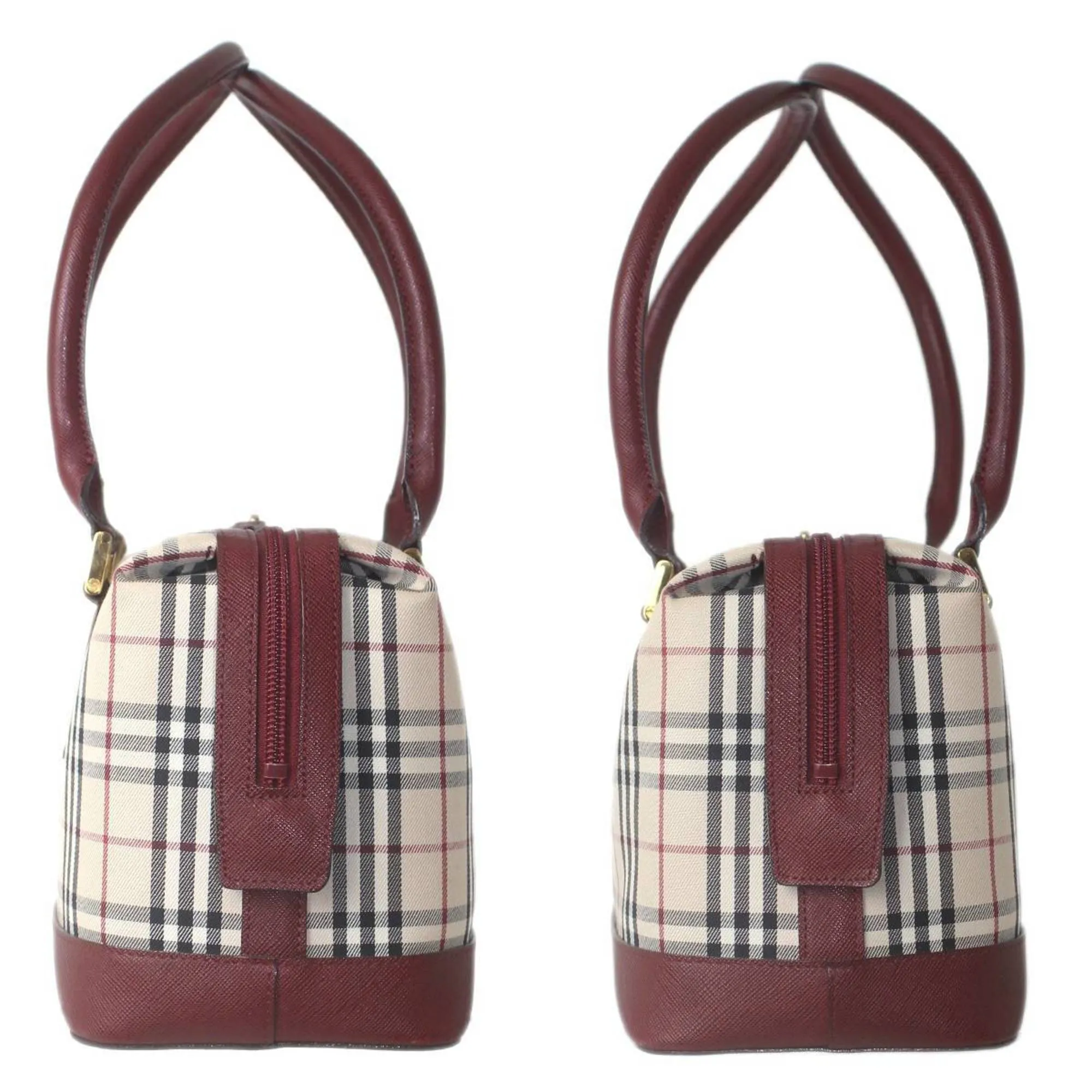 Burberry Boston Bag Handbag (Pre-Owned)