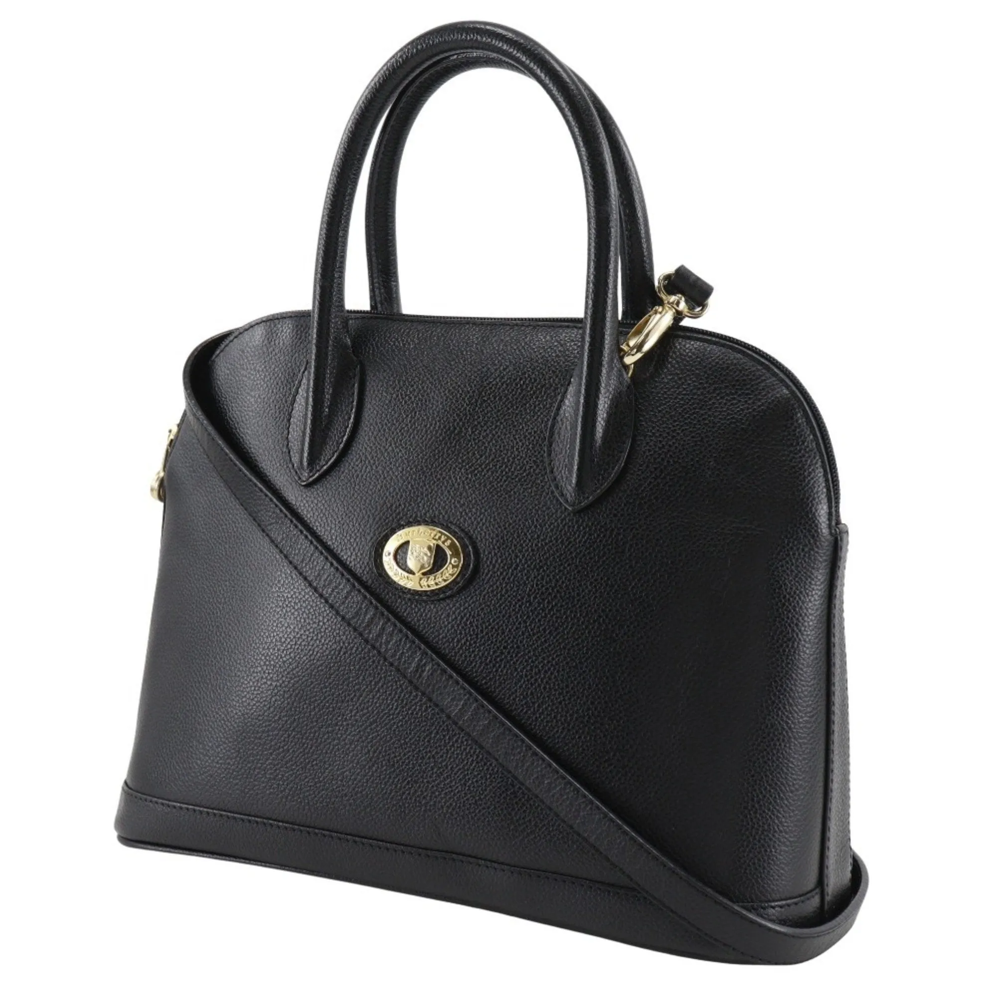 Burberry Burberrys Leather Handbag (Pre-Owned)