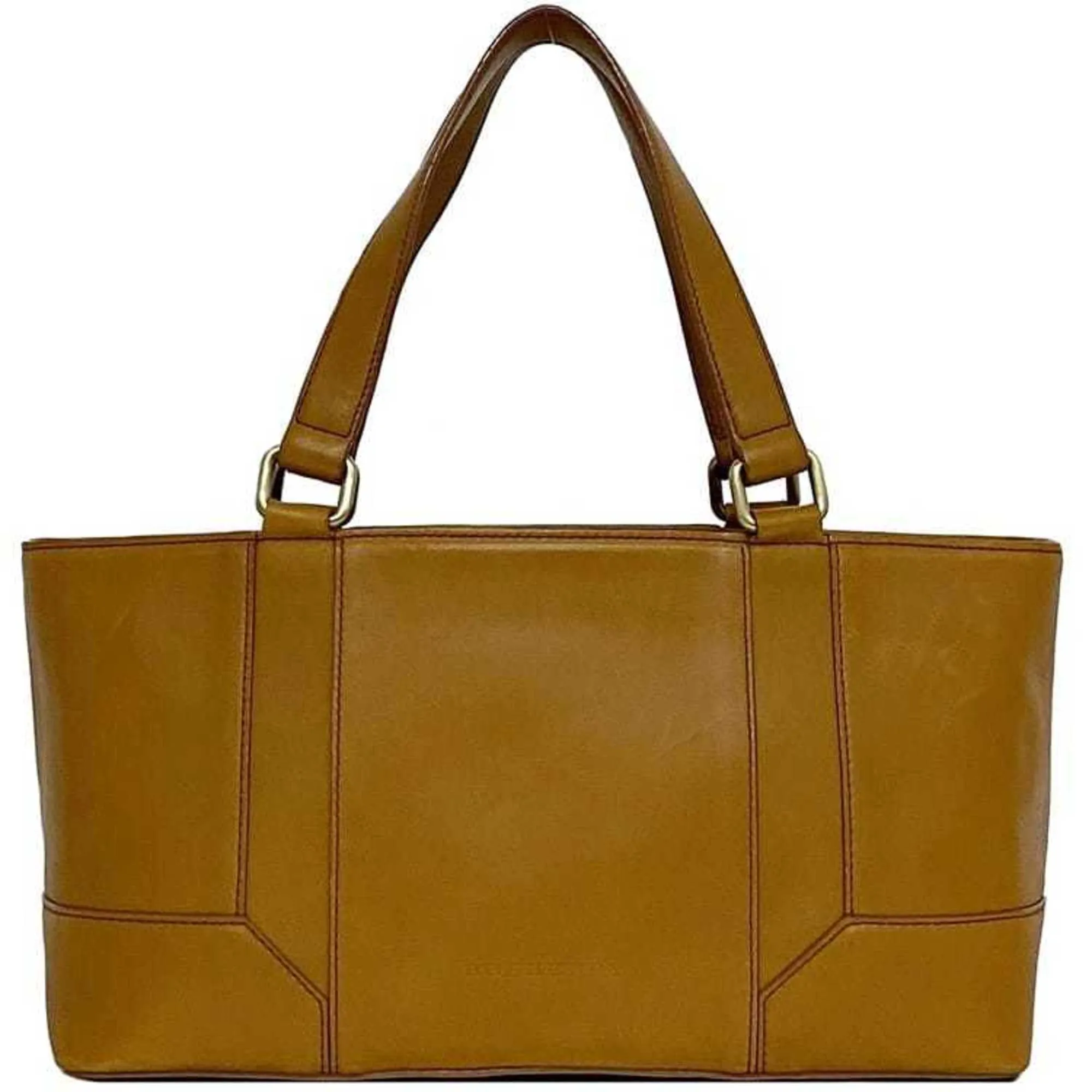 Burberry  Camel Leather Handbag (Pre-Owned)