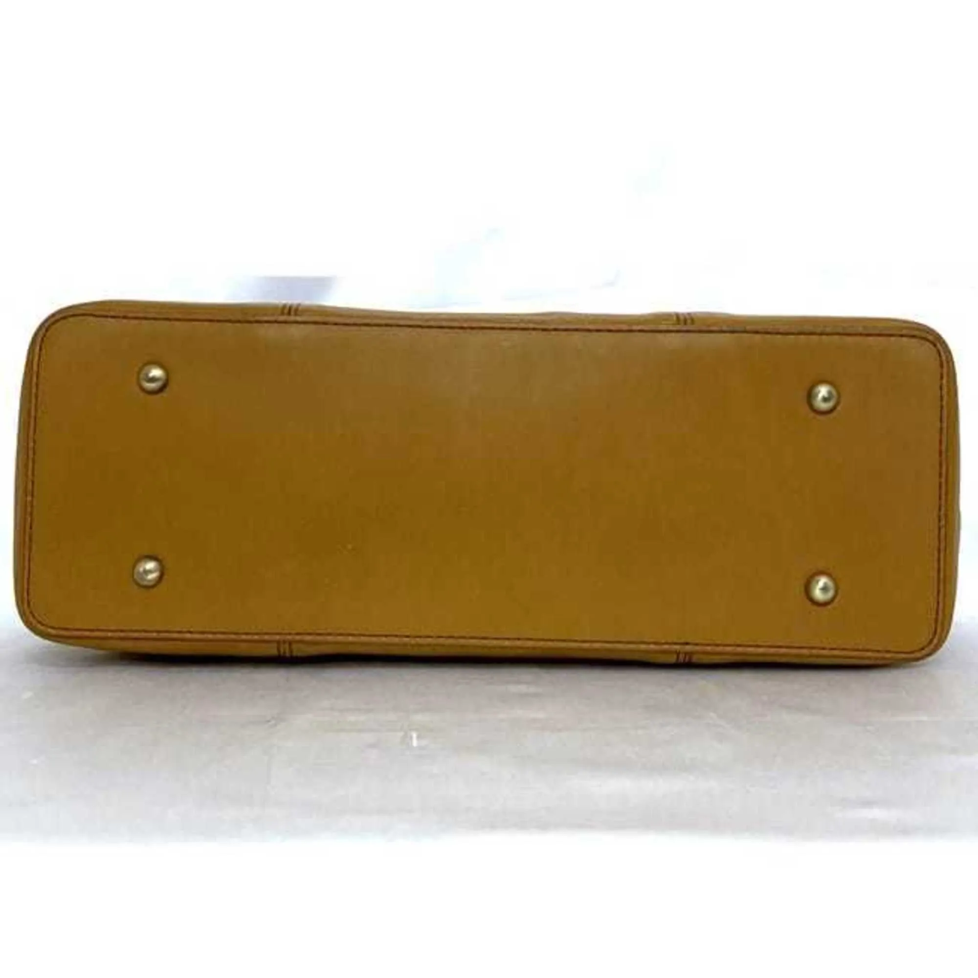 Burberry  Camel Leather Handbag (Pre-Owned)