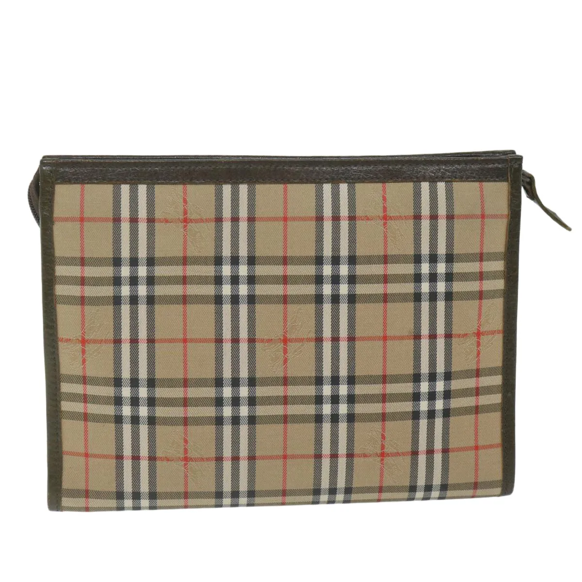 Burberry  Canvas Clutch Bag (Pre-Owned)