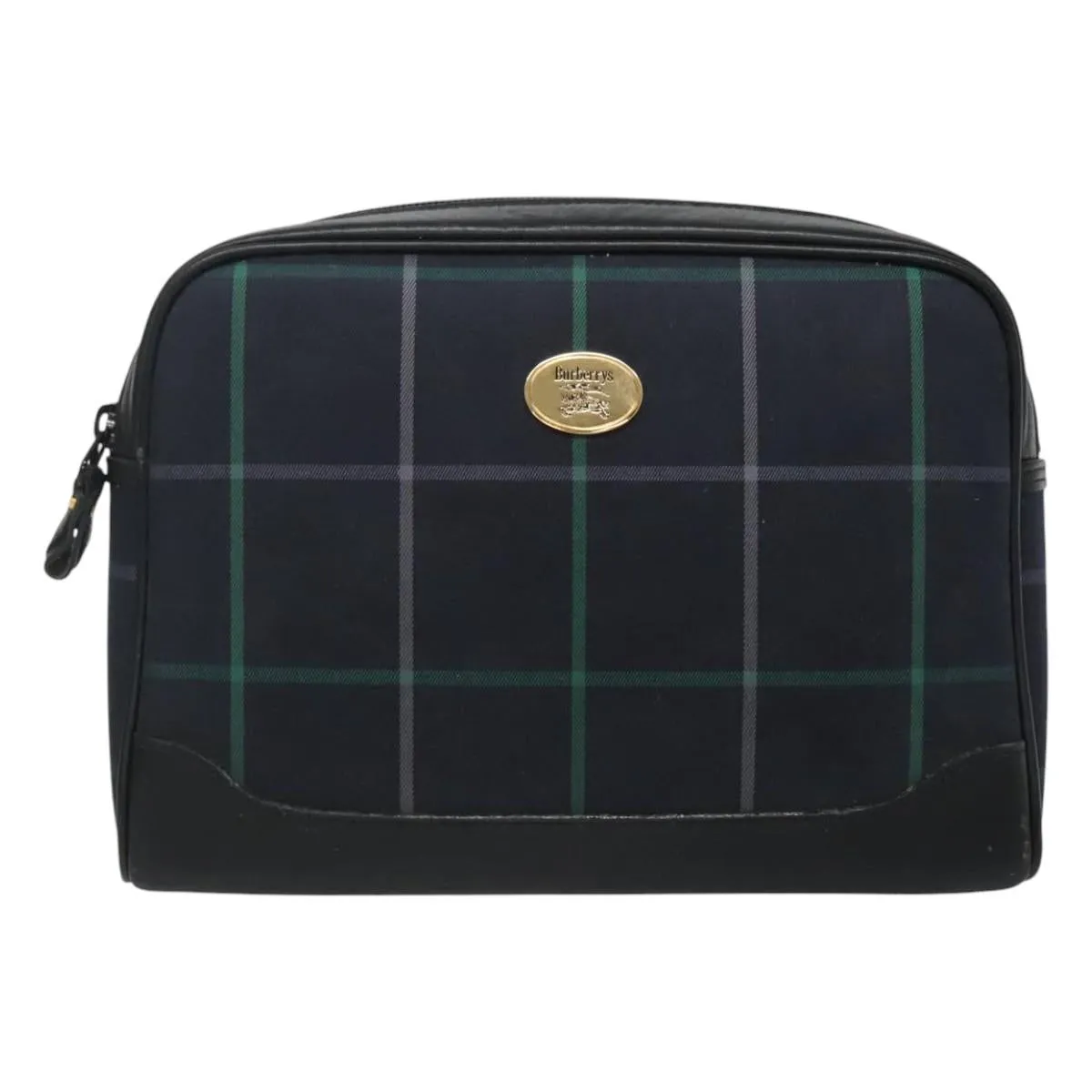 Burberry Canvas Clutch Bag (Pre-Owned)