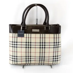 Burberry Canvas Handbag (Pre-Owned)