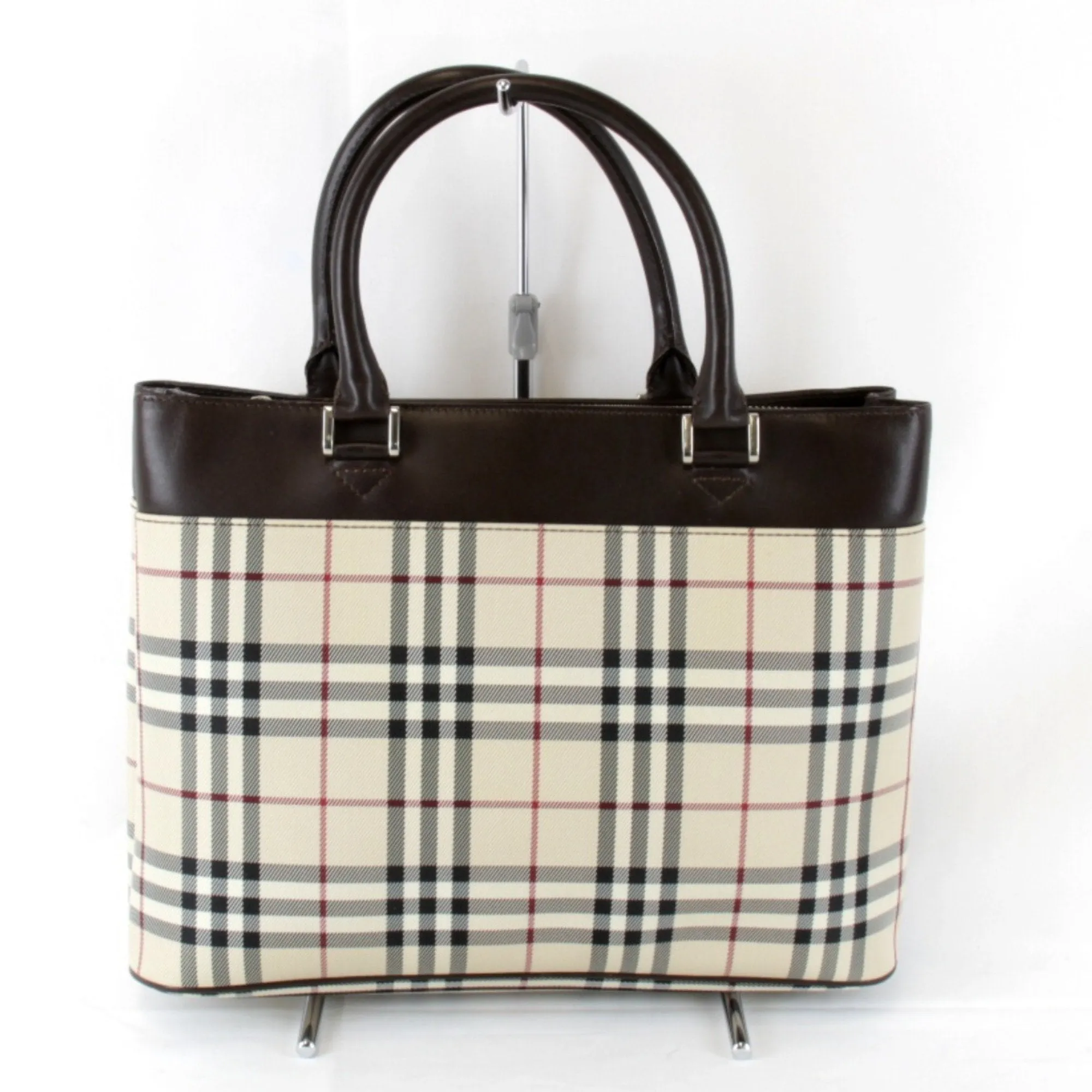 Burberry Canvas Handbag (Pre-Owned)