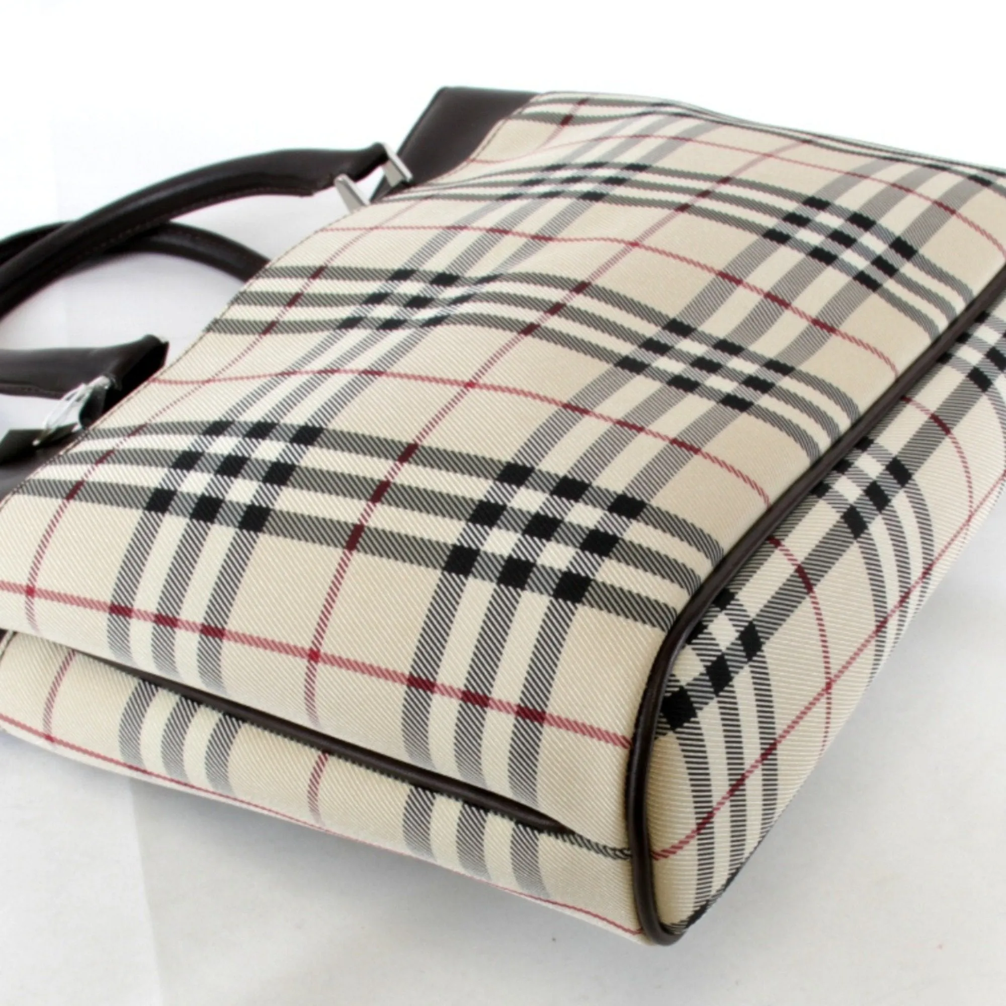 Burberry Canvas Handbag (Pre-Owned)