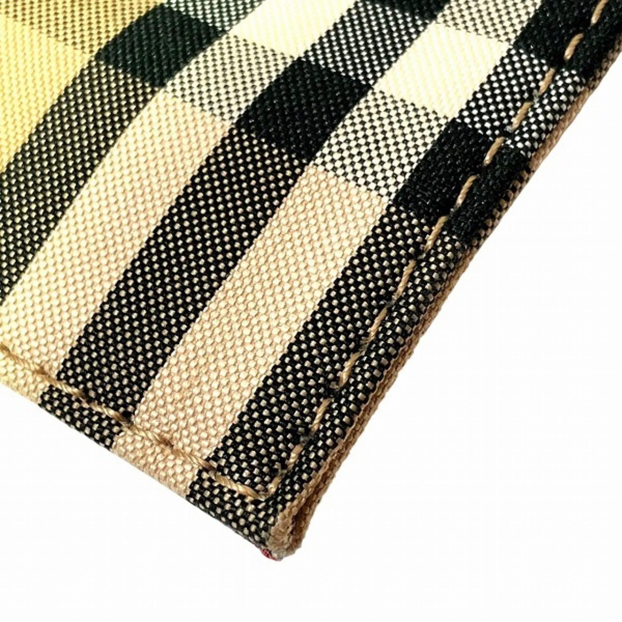 Burberry  Canvas Leather Clutch Bag (Pre-Owned)