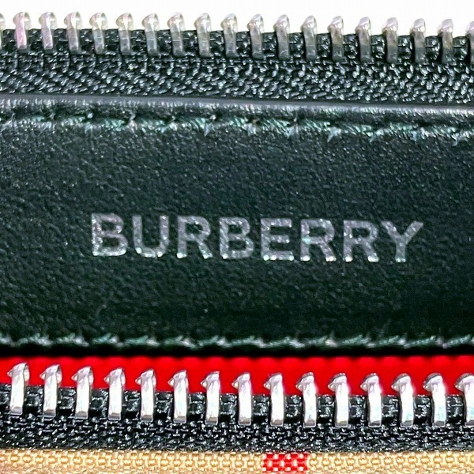 Burberry  Canvas Leather Clutch Bag (Pre-Owned)
