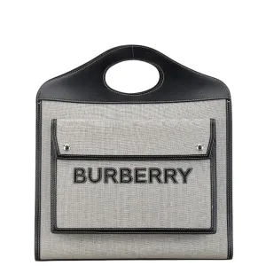 Burberry   Canvas Leather Handbag (Pre-Owned)