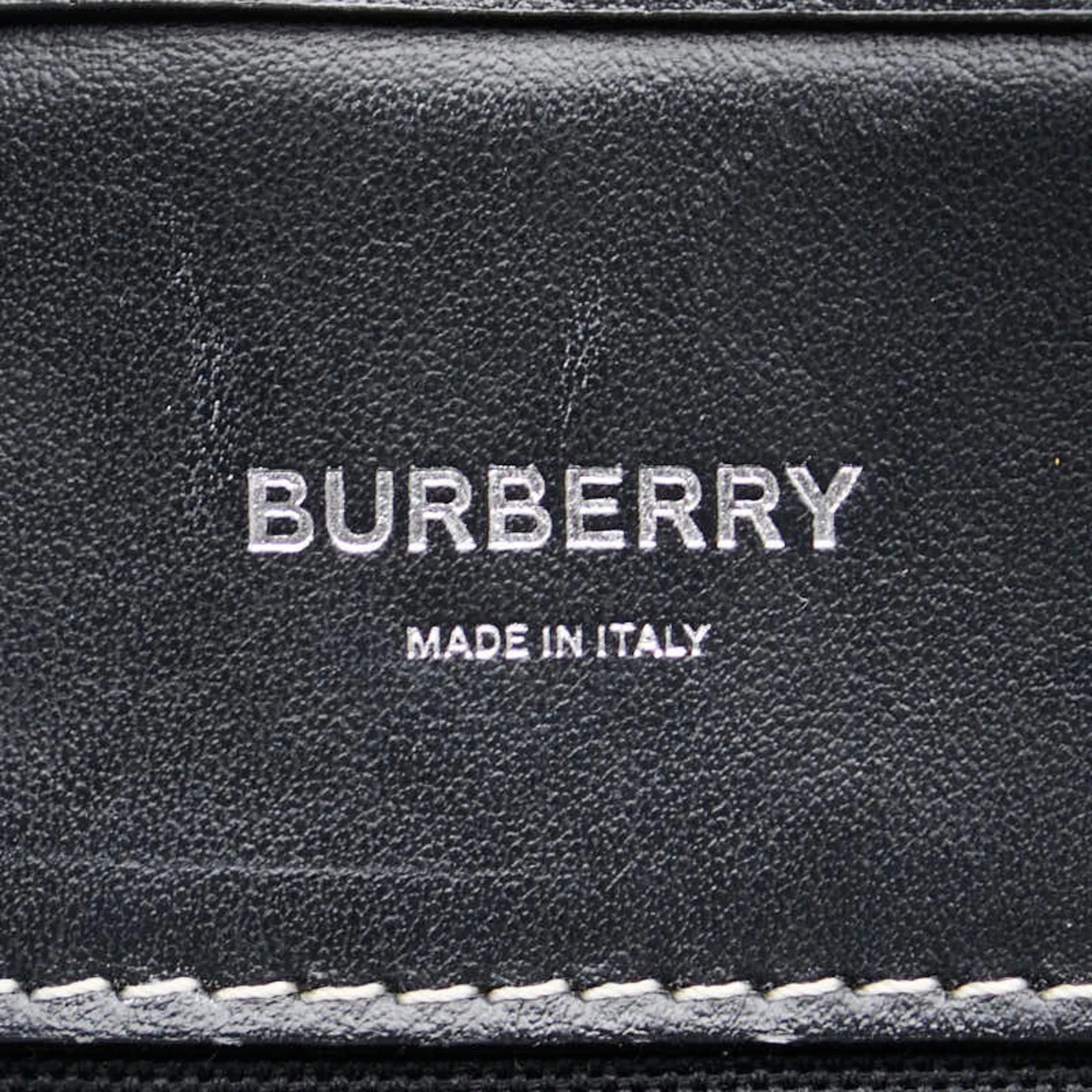 Burberry   Canvas Leather Handbag (Pre-Owned)