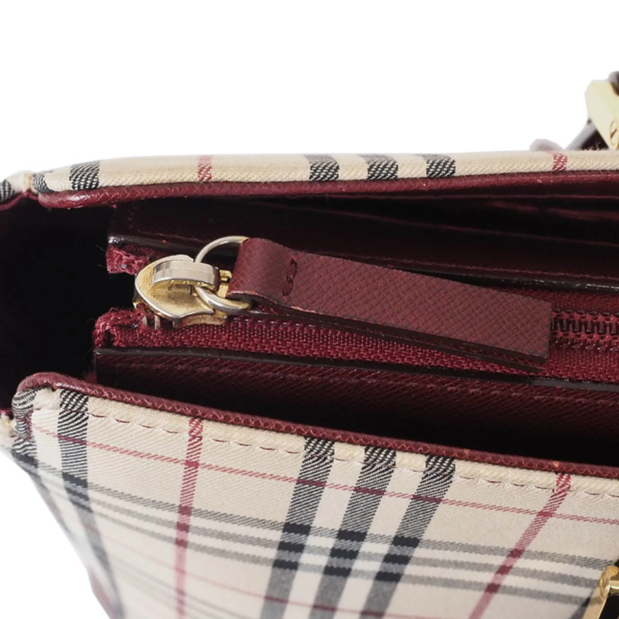Burberry   Canvas Leather Tote Bag (Pre-Owned)