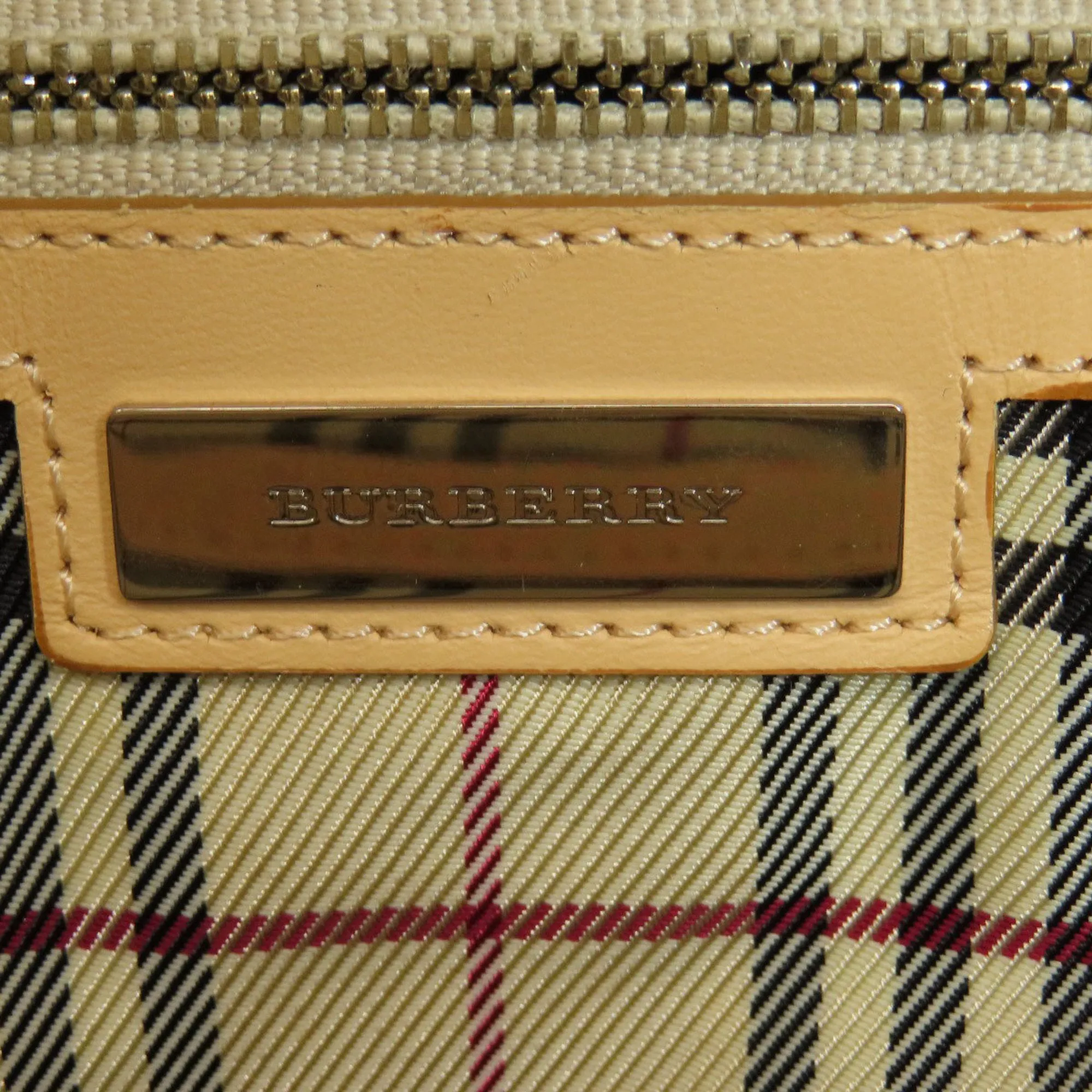 Burberry  Canvas Tote Bag (Pre-Owned)