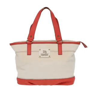 Burberry  Canvas Tote Bag (Pre-Owned)