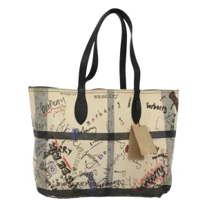 Burberry Canvas Tote Bag (Pre-Owned)