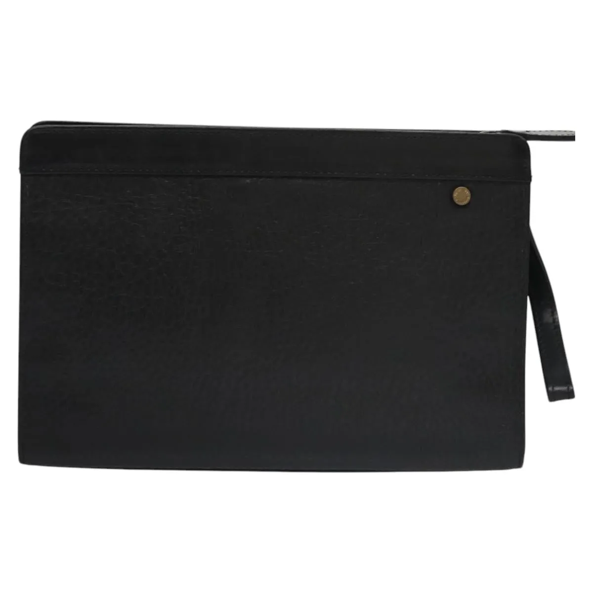 Burberry Check Link Leather Clutch Bag (Pre-Owned)