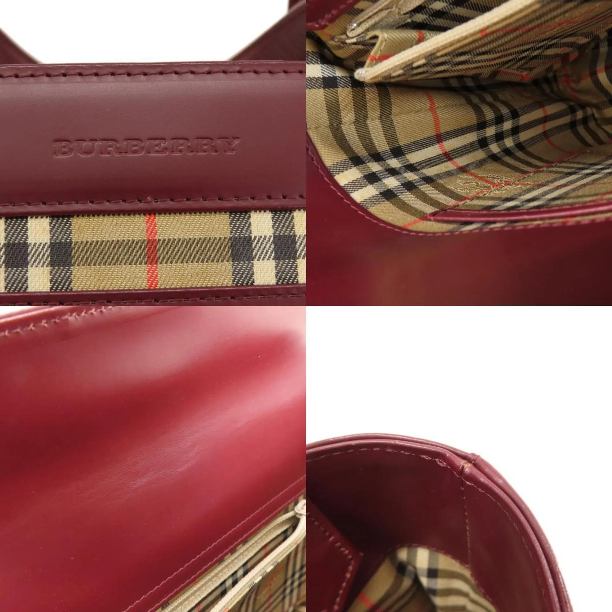Burberry   Color Leather Handbag (Pre-Owned)
