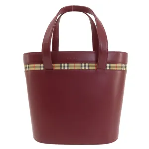 Burberry   Color Leather Handbag (Pre-Owned)