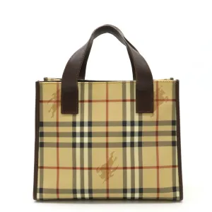 Burberry     Color Pvc Leather Handbag (Pre-Owned)