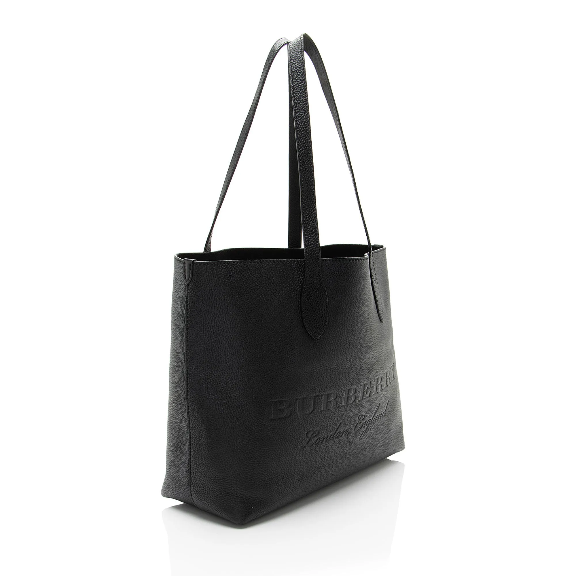 Burberry Embossed Leather Remington Tote