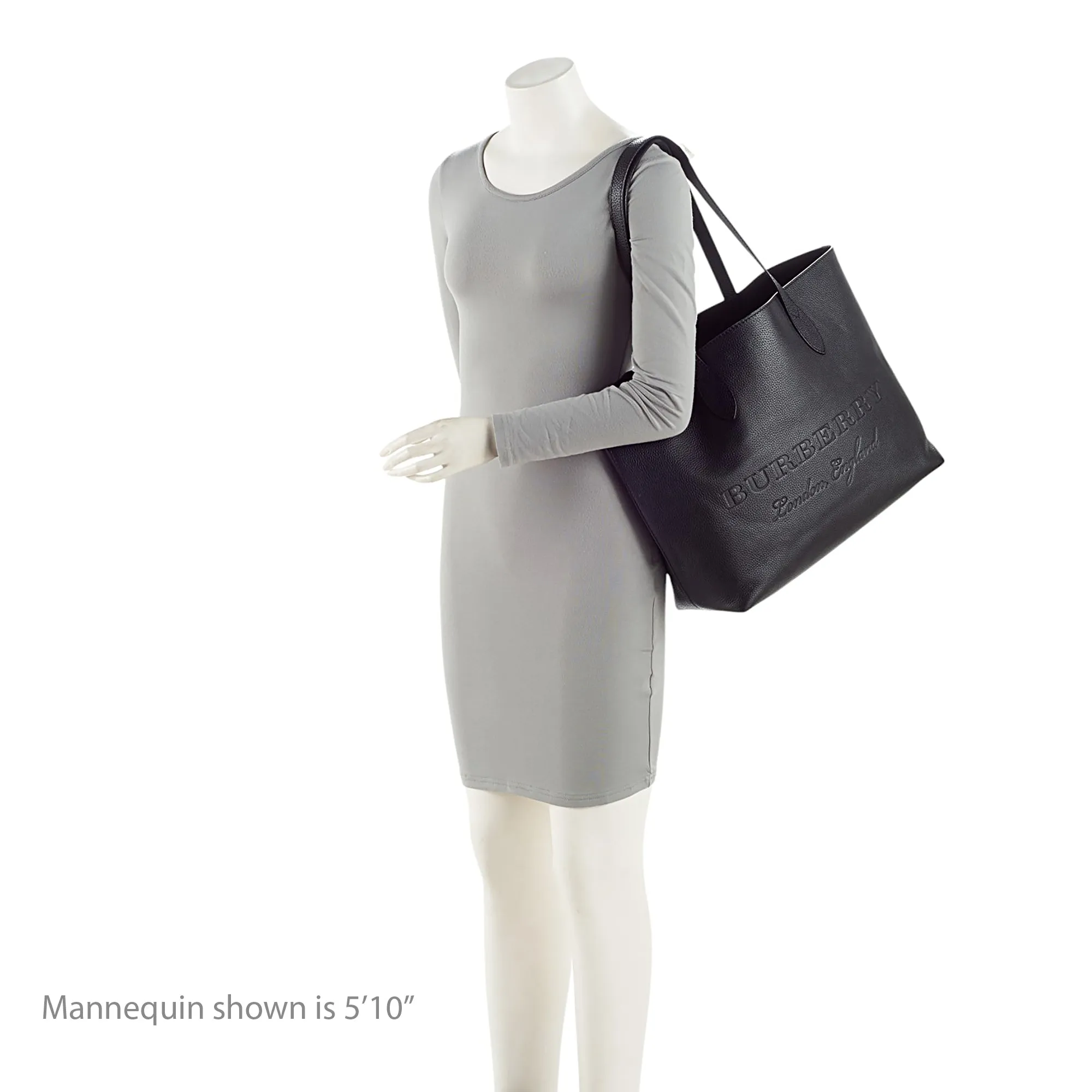 Burberry Embossed Leather Remington Tote