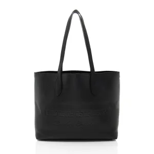 Burberry Embossed Leather Remington Tote