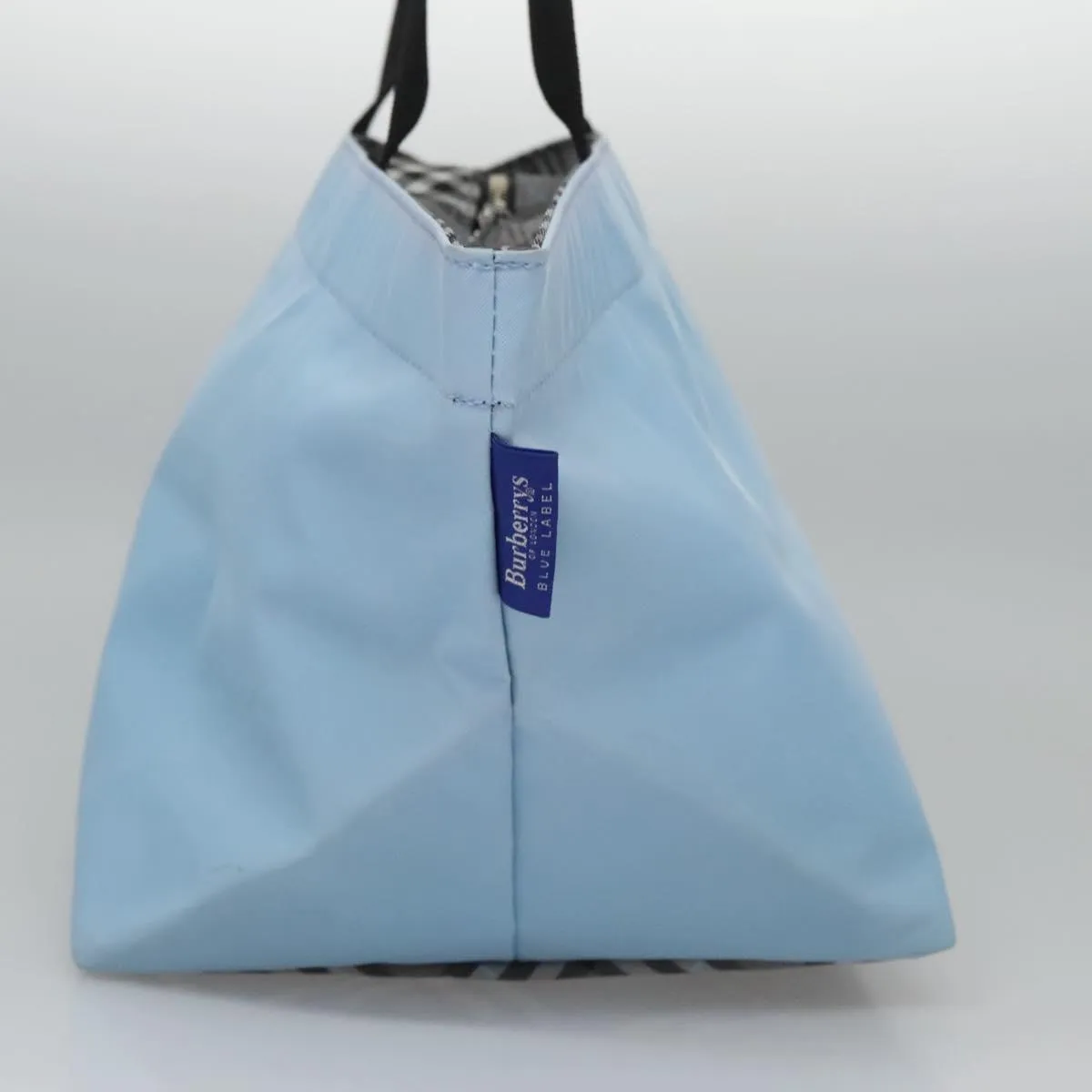 Burberry Label Synthetic Tote Bag (Pre-Owned)