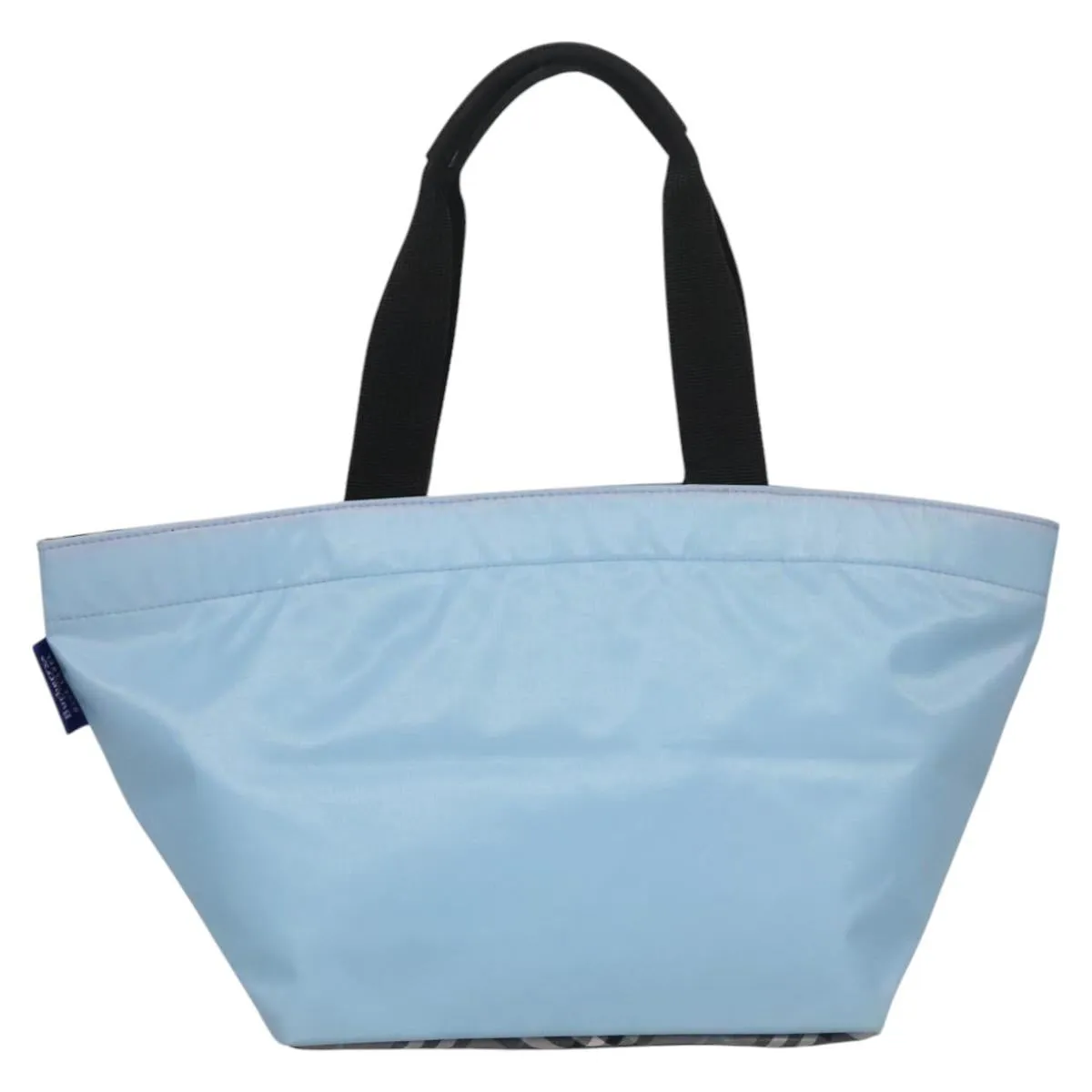 Burberry Label Synthetic Tote Bag (Pre-Owned)