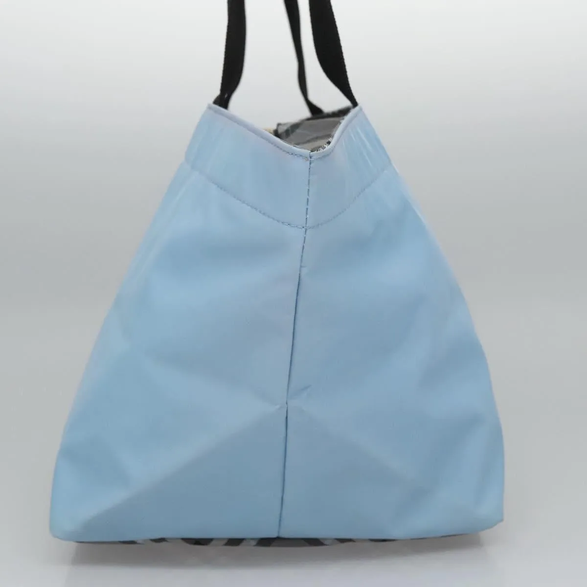 Burberry Label Synthetic Tote Bag (Pre-Owned)