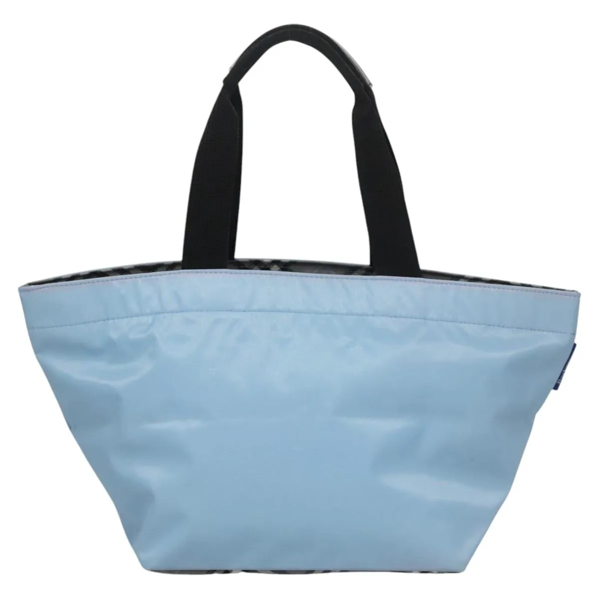 Burberry Label Synthetic Tote Bag (Pre-Owned)