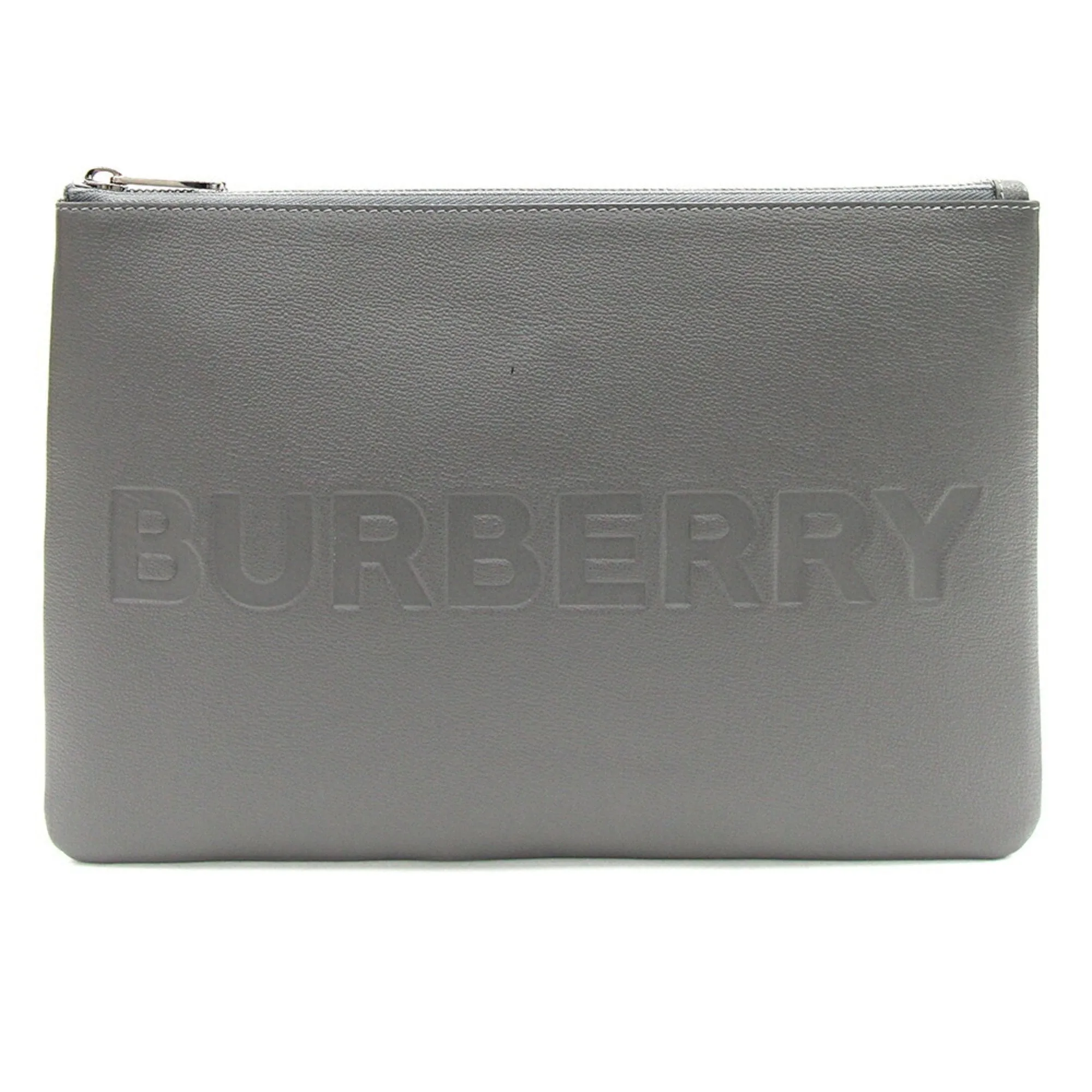 Burberry Leather Clutch Bag Pouch (Pre-Owned)