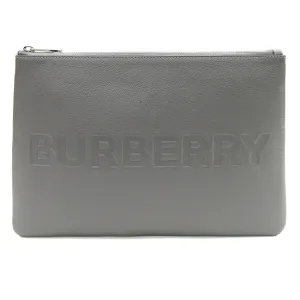 Burberry Leather Clutch Bag Pouch (Pre-Owned)