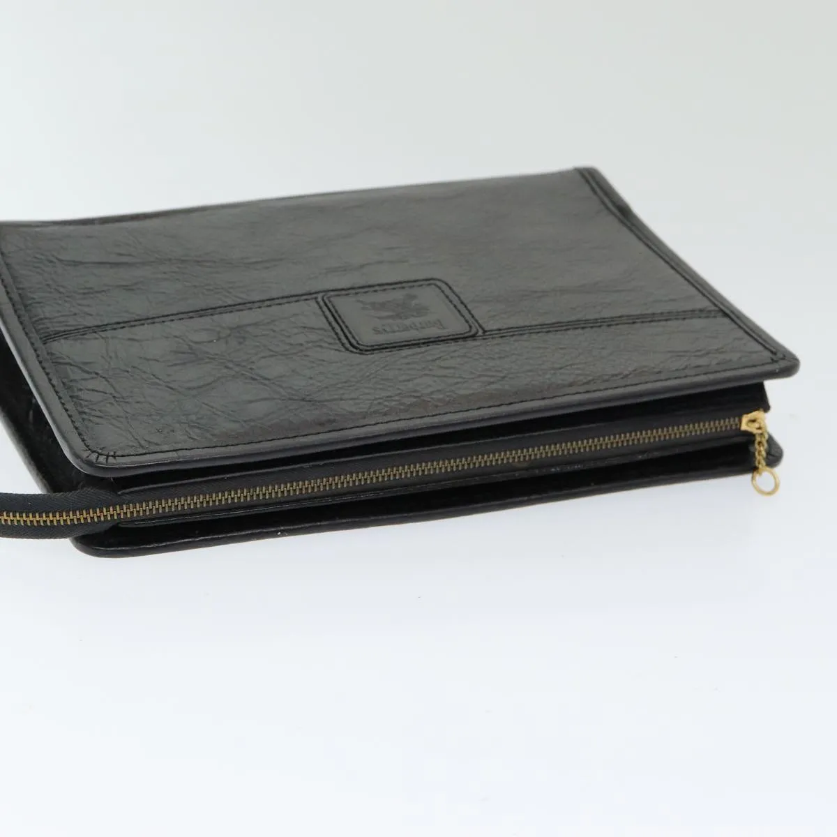 Burberry Leather Clutch Bag (Pre-Owned)