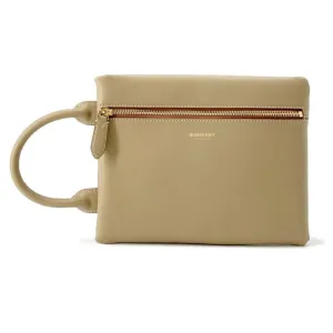 Burberry Leather Clutch Bag (Pre-Owned)