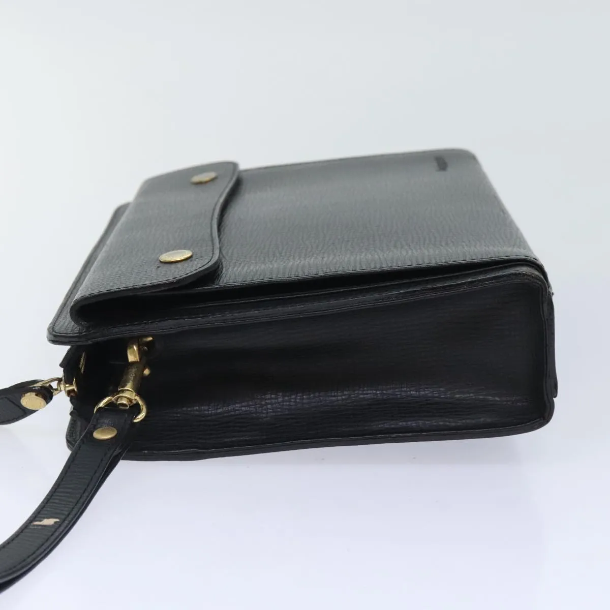 Burberry  Leather Clutch Bag (Pre-Owned)