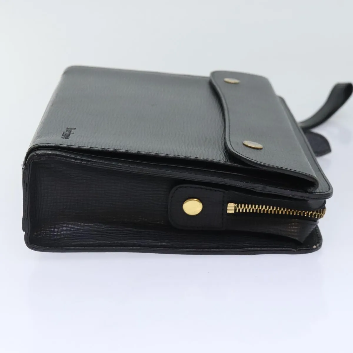 Burberry  Leather Clutch Bag (Pre-Owned)