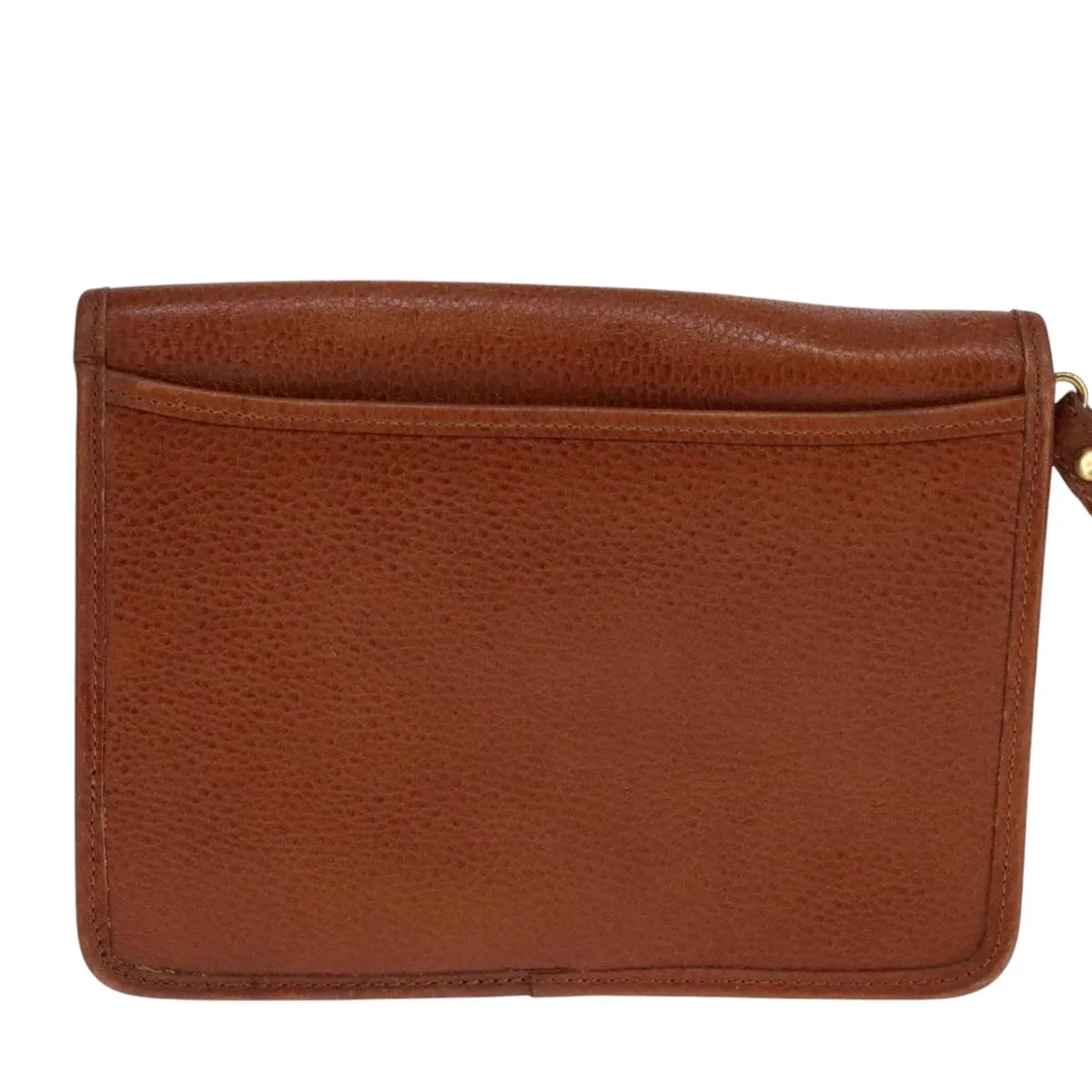 Burberry Leather Clutch Bag (Pre-Owned)