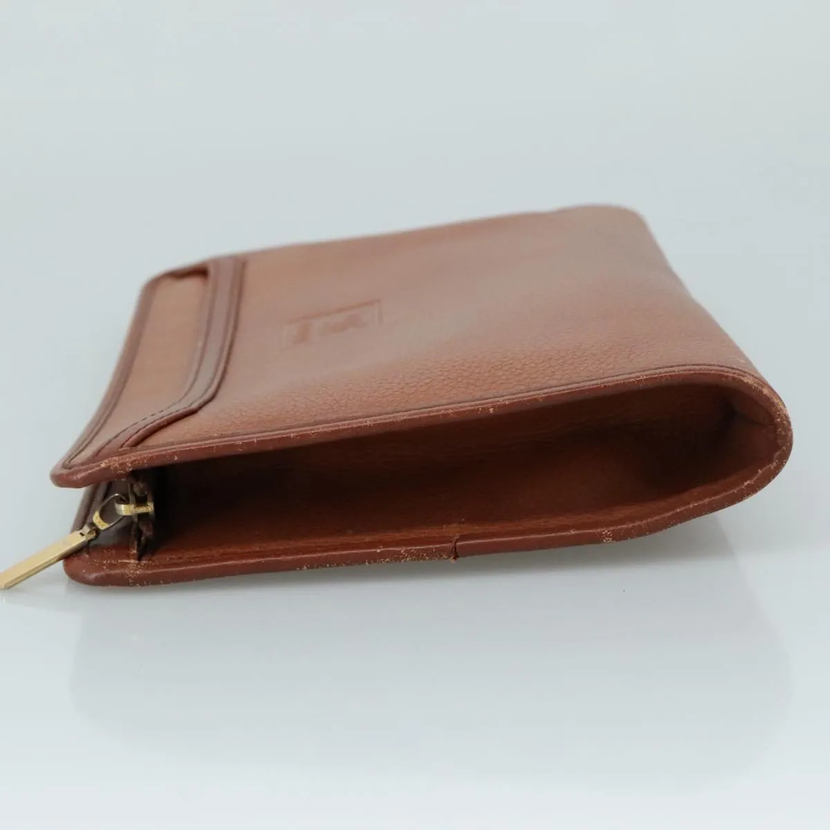 Burberry  Leather Clutch Bag (Pre-Owned)