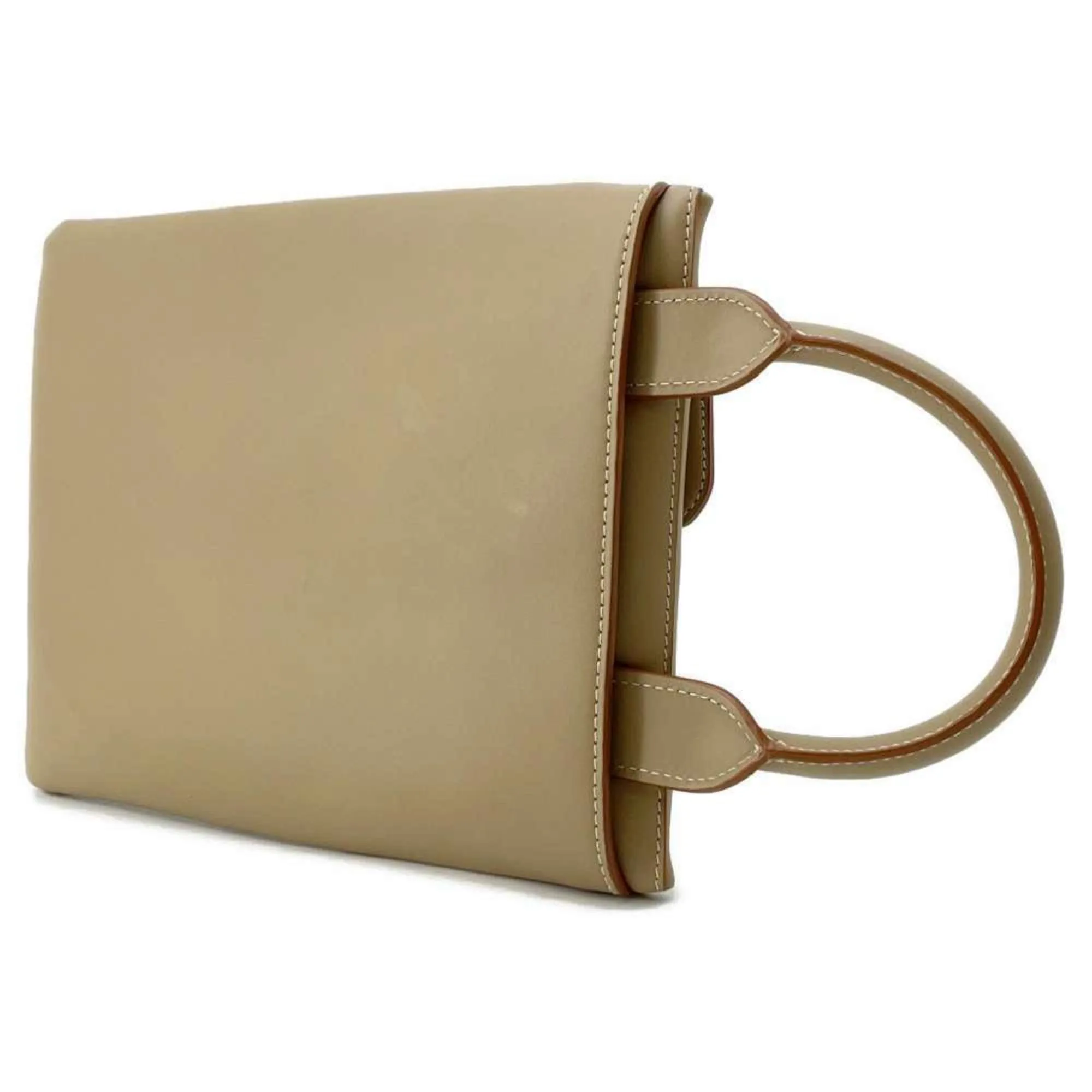 Burberry Leather Clutch Bag (Pre-Owned)