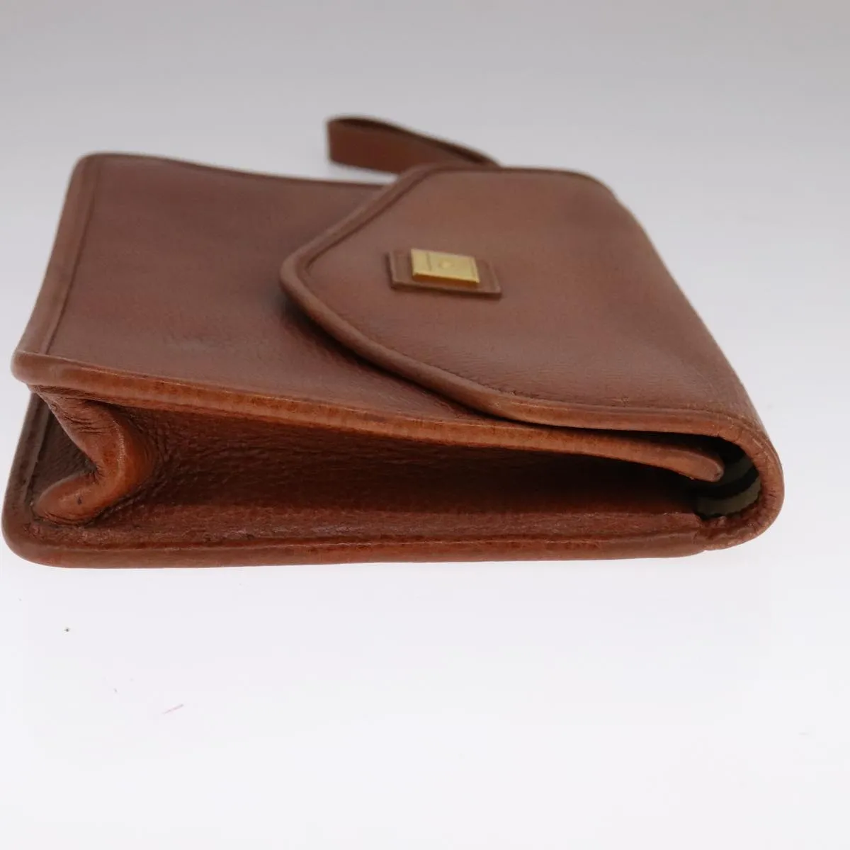 Burberry Leather Clutch Bag (Pre-Owned)