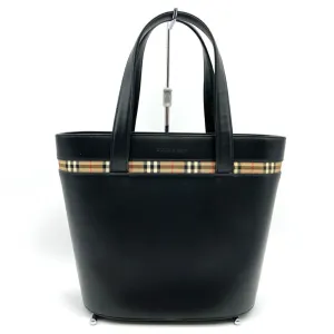 Burberry  Leather Handbag (Pre-Owned)