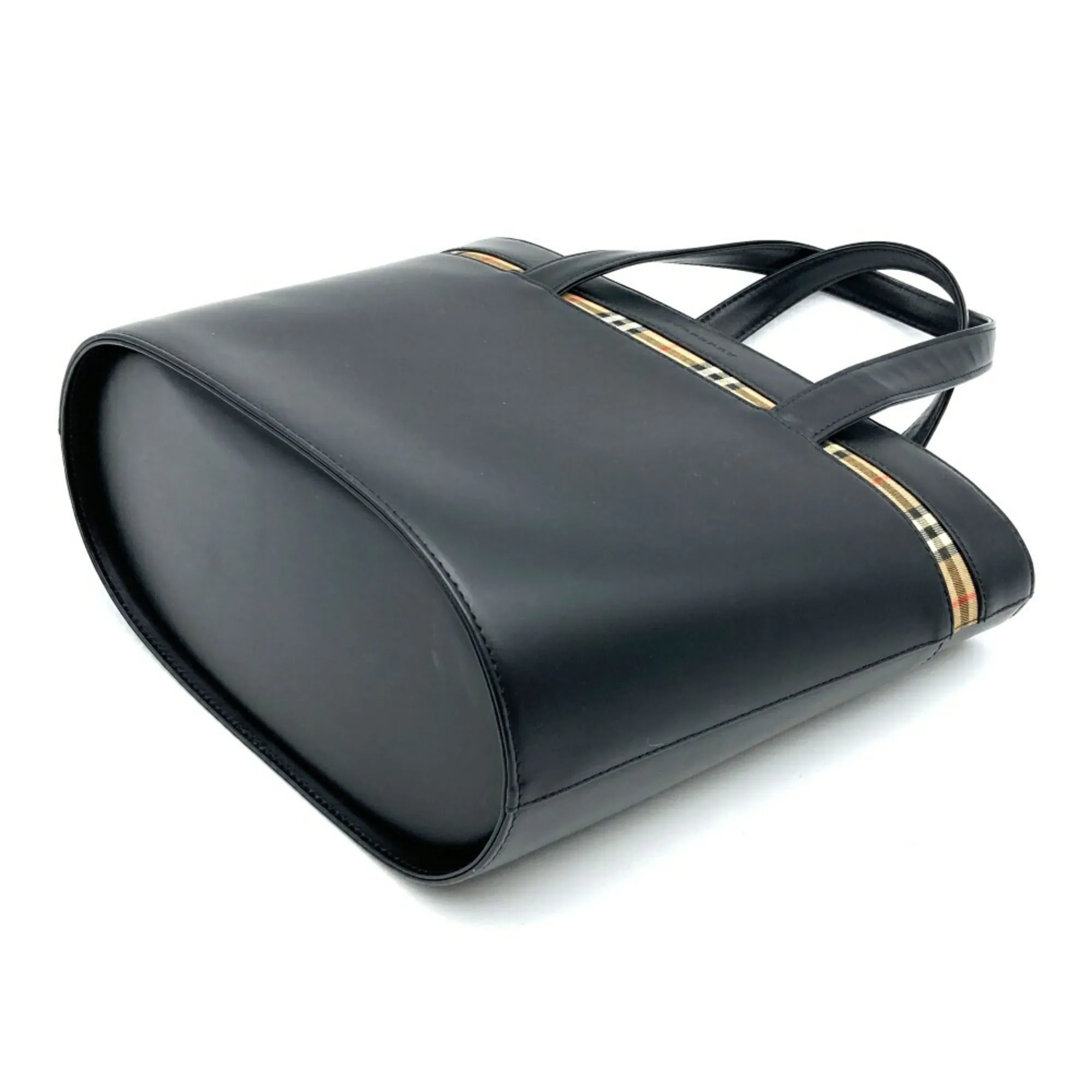 Burberry  Leather Handbag (Pre-Owned)