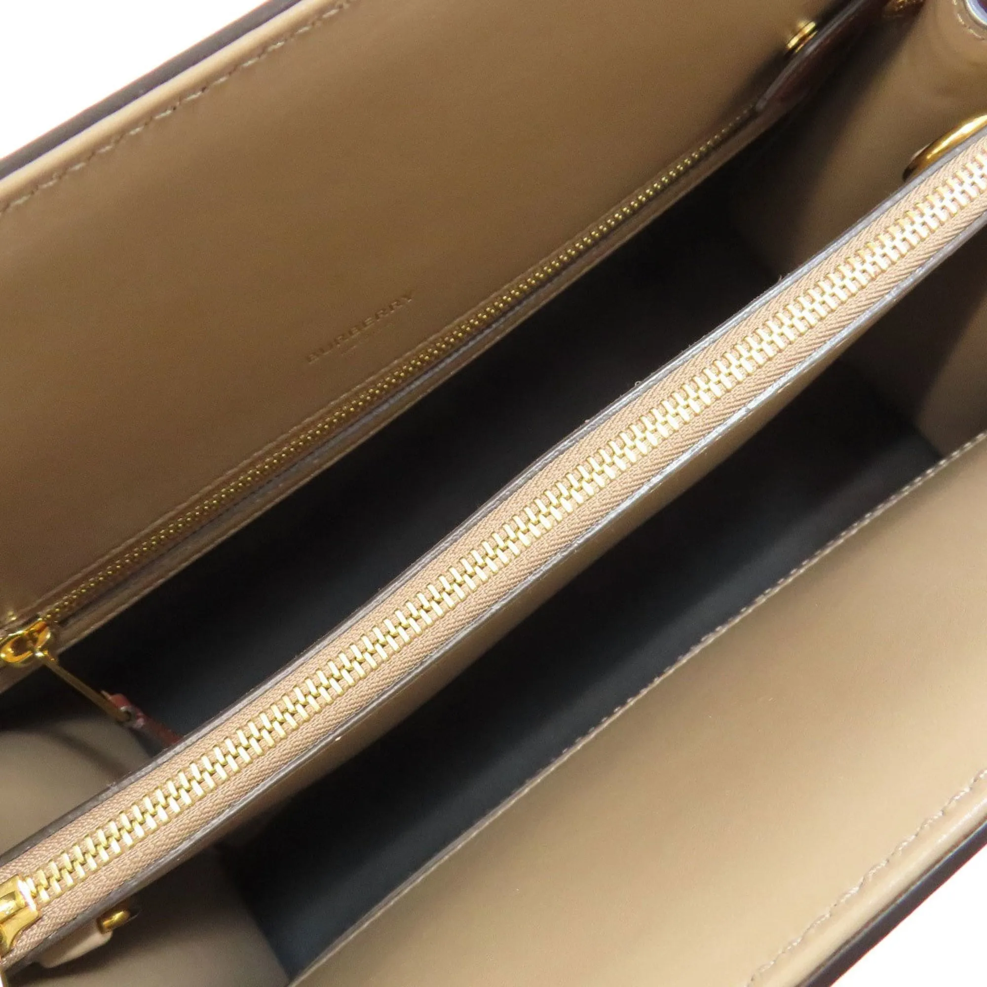Burberry Leather Handbag (Pre-Owned)