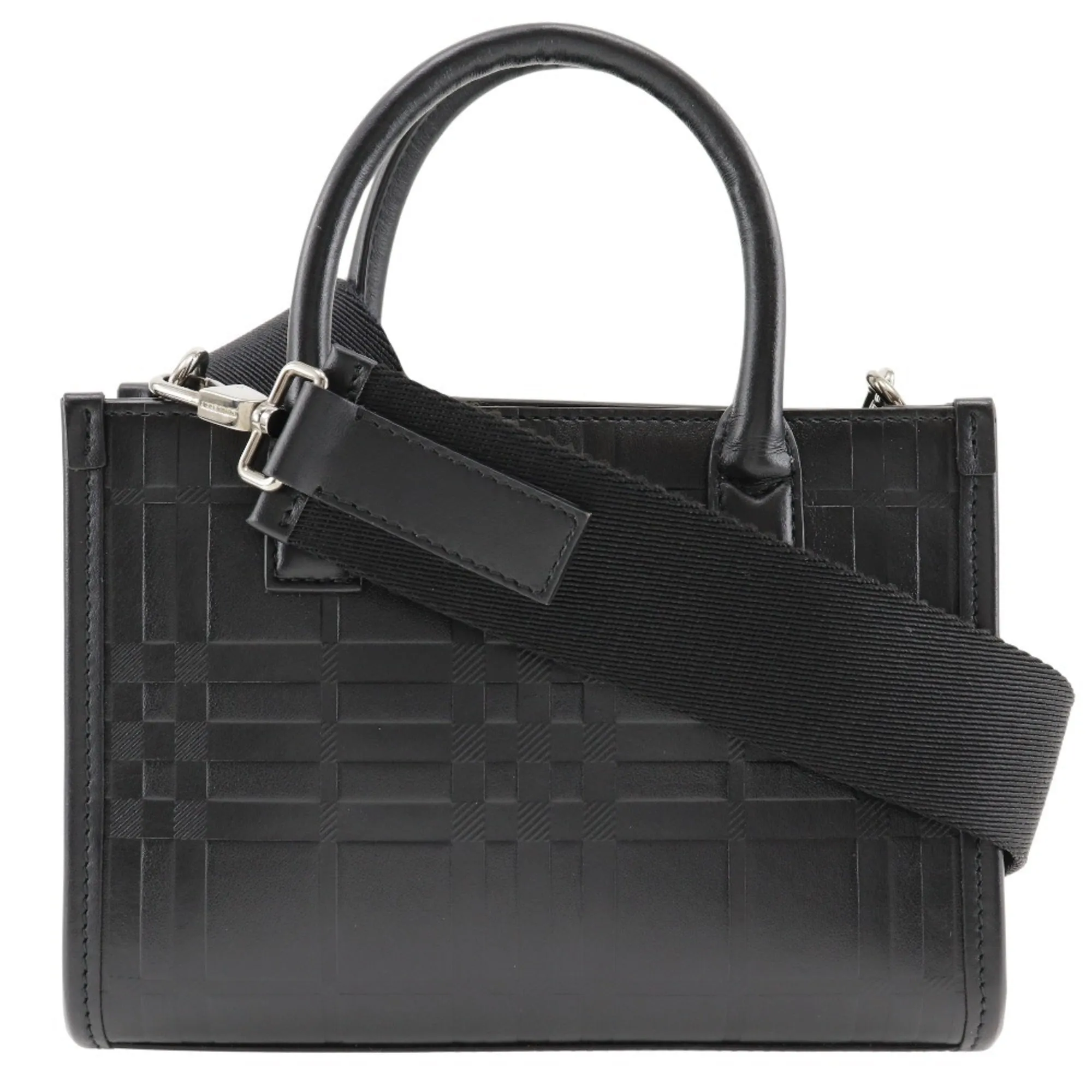Burberry  Leather Handbag (Pre-Owned)