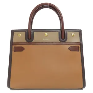 Burberry Leather Handbag (Pre-Owned)
