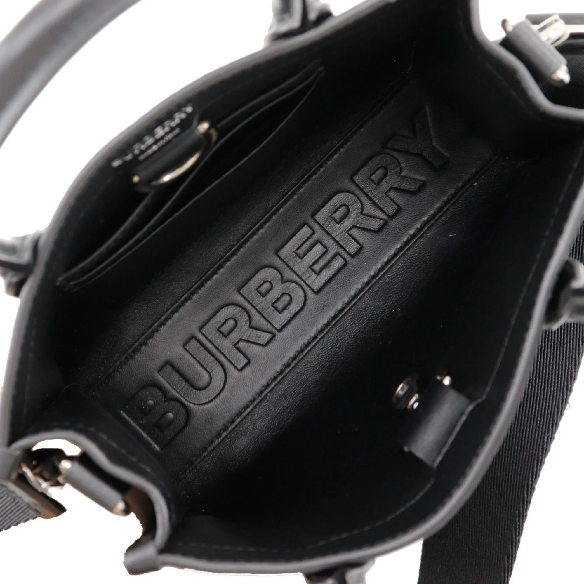 Burberry  Leather Handbag (Pre-Owned)
