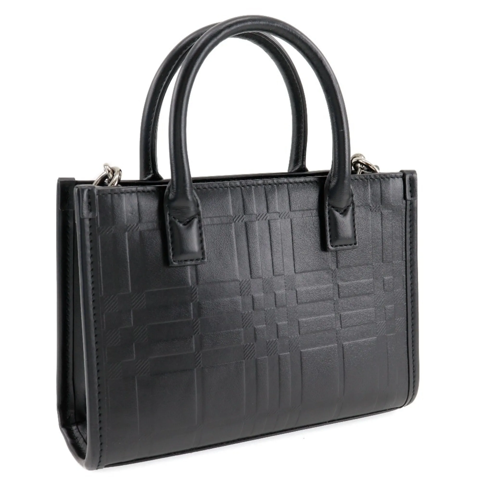 Burberry  Leather Handbag (Pre-Owned)